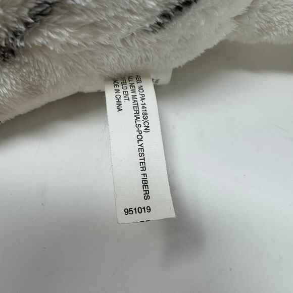 The Greatest Show on Earth Lying White Tiger 16" Long Plush Blue Eyes Realistic - Picture 10 of 11